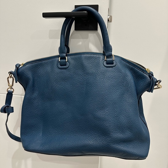 Tory Burch top handle leather with crossbody strap - Picture 2 of 9